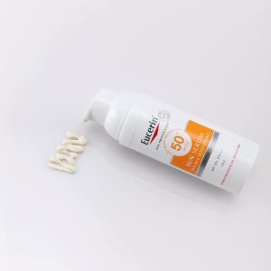 Kem chống nắng cho da khô Eucerin Sun Serum Double Whitening SPF30