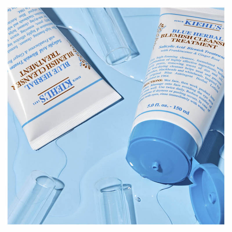 Sữa rửa mặt Kiehl’s Blue Herbal Blemish Cleanser Treatment