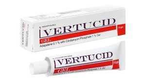 Thuốc tây trị mụn lưng Vertucid